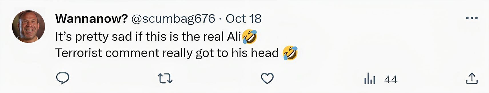 Comments on the tweet